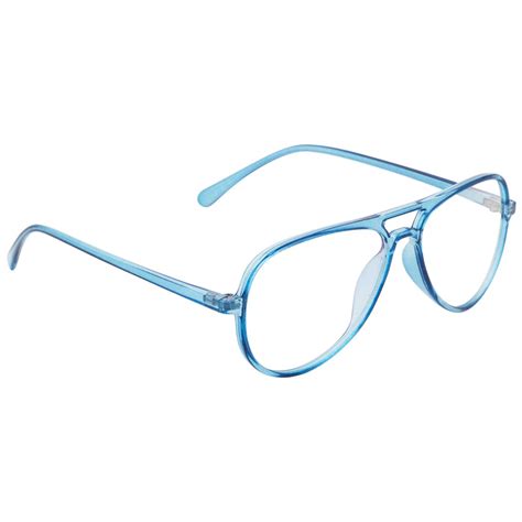 buy zyaden blue aviator unisex eyewear frame 1101 at