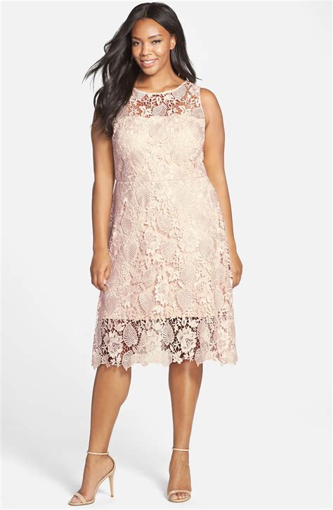 Julia Jordan Sleeveless Lace Sheath Dress Plus Size Nordstrom