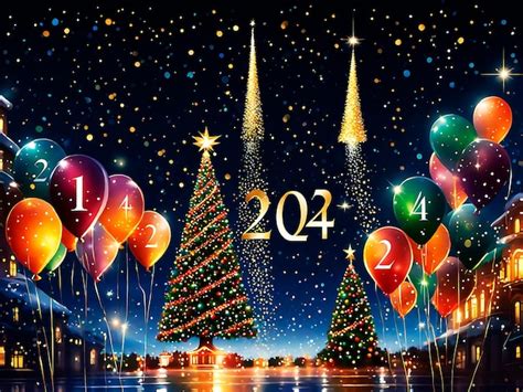 2024 Feliz Navidad Y Próspero Año Nuevo Para Ti Foto Premium