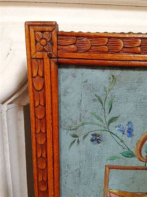 Hand Painted Fireplace Screen Circa 18th Century At 1stdibs