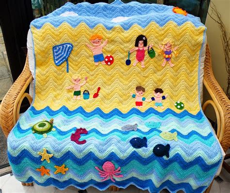 Step by step pictures make it easy for beginners.try it today. Illuminate Crochet: Remix Friday: Seaside Theme Blanket to ...