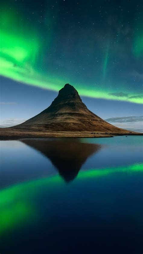 1440x2561 Kirkjufell Hd Iceland Aurora Borealis 1440x2561 Resolution