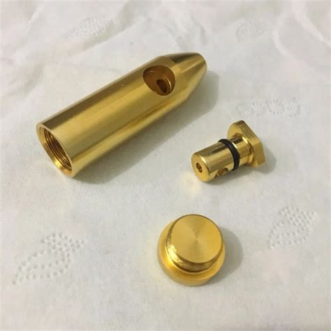 snuff metal smoking pipe bullet shape for hookah shisha water pipe tobacco weed herb smoke in