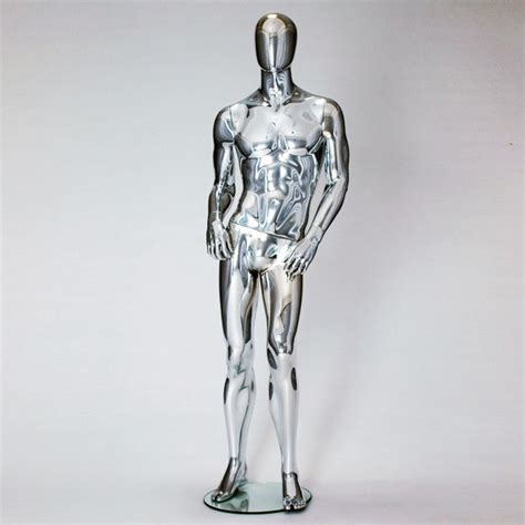 Male Chrome Silver Mannequin Buy Full Body Abstract Male Chrome