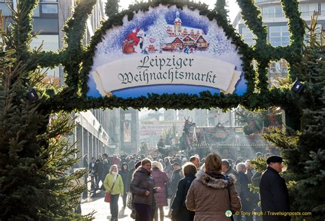 Leipzig Christmas Market On The Market Square