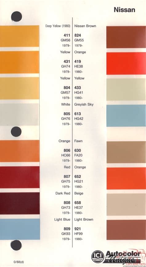 Paint Shop Colour Chart Automotive Price Chart Minimums Yelp All