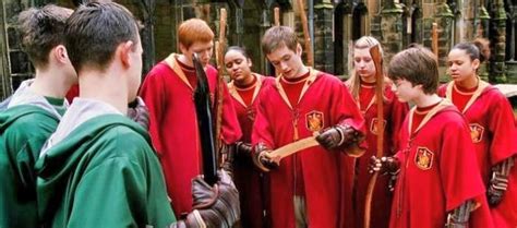 Gryffindor And Slytherin Quidditch Teams Oliver Wood Photo 21187858