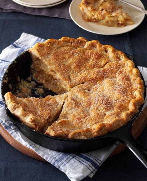 This is why i love this recipe so much. Taste of Home on Instagram: "Apple pie baked in a cast iron skillet is a real stunner! Click the ...