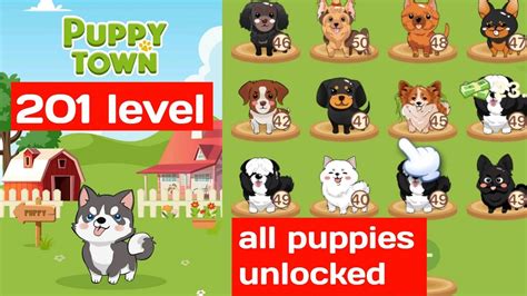 Look At All The Puppies Max Level Of Puppy Town Game And Last Puppy