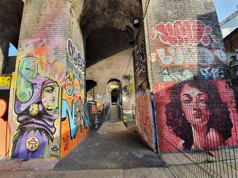 street art and graffiti walk in digbeth birmingham creative quarter