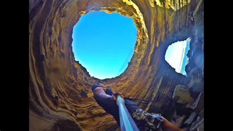 Sea Cave At Sunset Cliffs San Diego Youtube