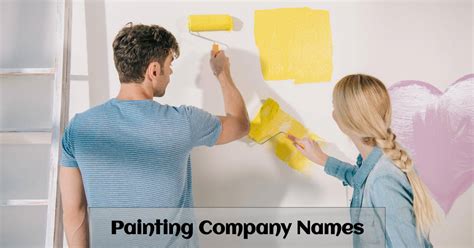 500 Catchy Painting Company Name Ideas You Can Use