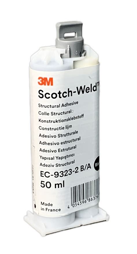3m Scotch Weld Ec 9323 2 Ba Two Part Structural Adhesive 50ml Black