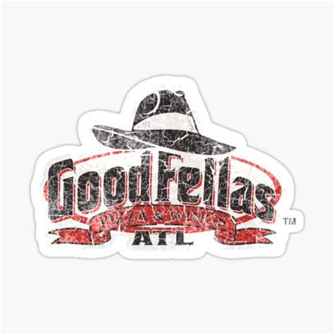 Goodfellas Pizza Amp Wings Atl Baby Driver Sticker For Sale By