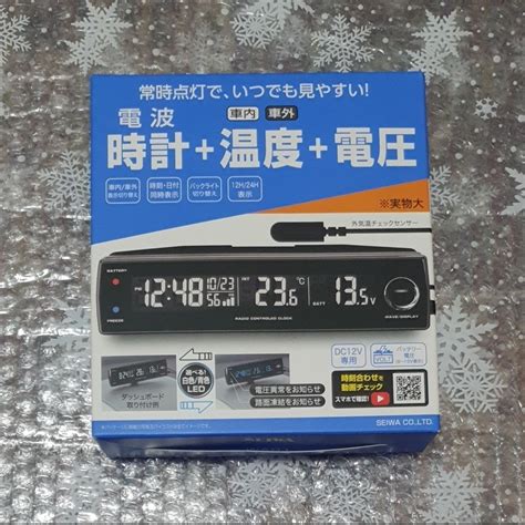 Seiwa セイワ Wa81 電圧サーモ電波クロックデジタル時計｜paypayフリマ