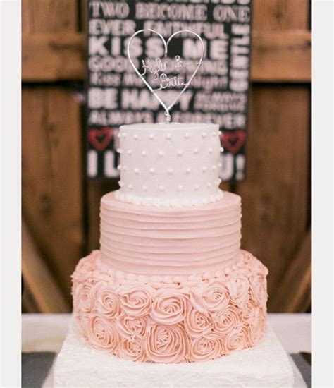 Blush Wedding Cakes For The Discriminating Bride Mon Cheri Bridals
