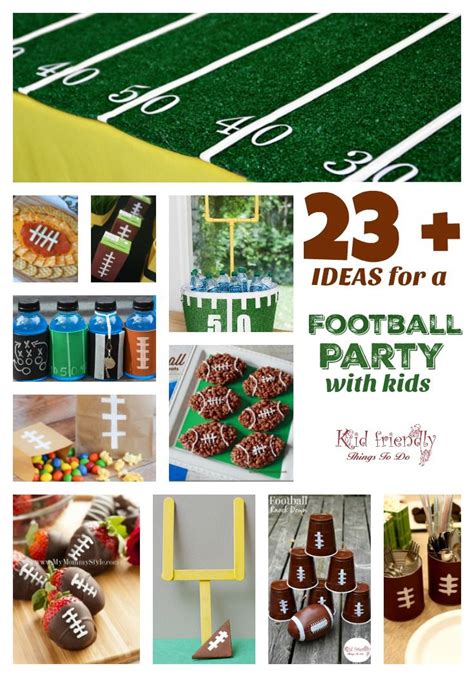 Football Watch Party Ideas Football Themed Drink Cozy Craft And More