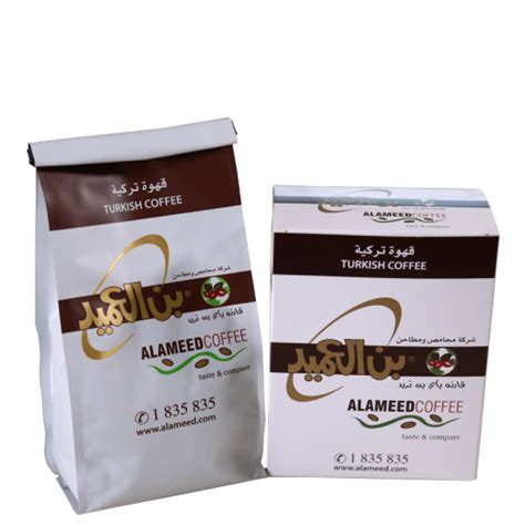 Buy Al Ameed Turkish Coffee With Cardamom G Taw Eel Com