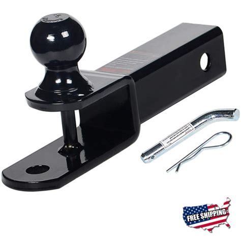 3 Way Atv Hitch Adapter 178 Ball Mount For Trailer And Utv Accessories