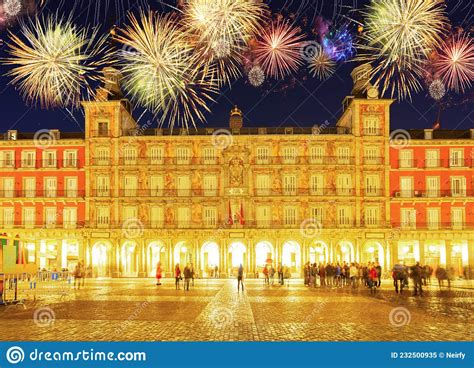 Plaza Mayor In Madrid Spain Stock Image Image Of Spain Architecture