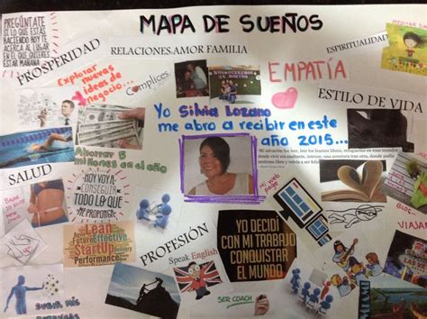 Vision board mapa de sueños 2015 Vision board Mural Happy life