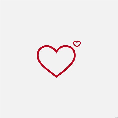 Free Small Heart Outline Clipart Eps Illustrator  Png Svg