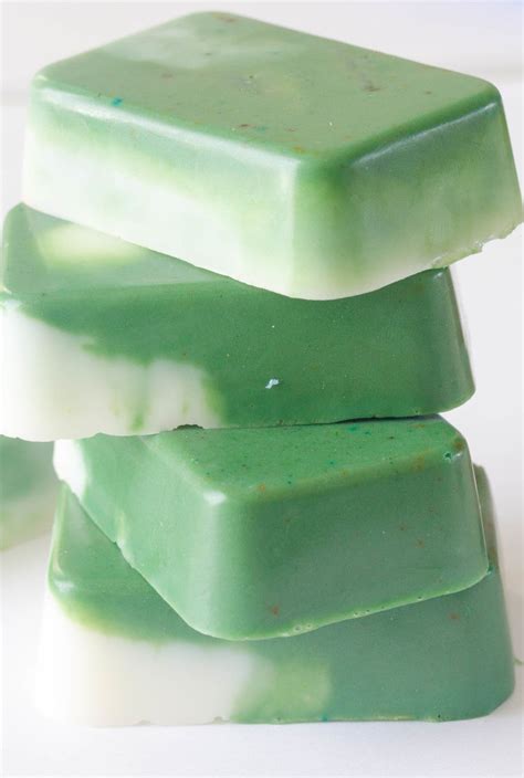 Green Tea Swirl Soap Bars Savvy Naturalista Handmade Soap Recipes