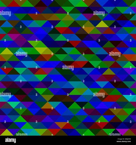 Colorful Blue Mosaic Triangles Texture Vector Image Stock Vector Image