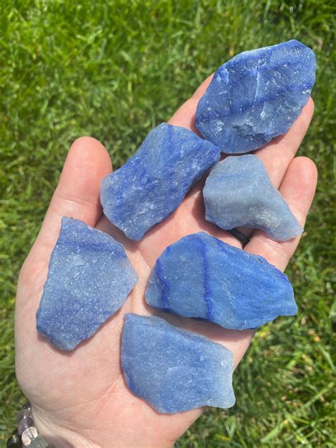 Raw Blue Aventurine Stone 1 25 Healing Etsy