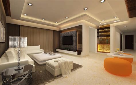 Mumbai Living Room Interior Design Contemporary 2 Bhk Interior Design