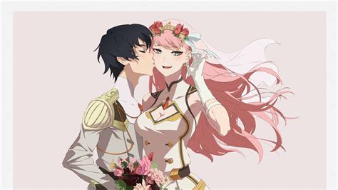 Lift your spirits with funny jokes, trending memes, entertaining gifs, inspiring stories, viral videos, and so much more. darling in the franxx hiro zero two with flower bouquet with pink background 4k 5k hd anime ...