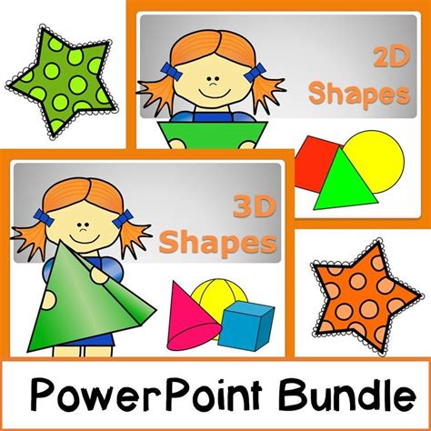 2d And 3d Shapes Powerpoint Bundle 2d And 3d Shapes 3d Shapes