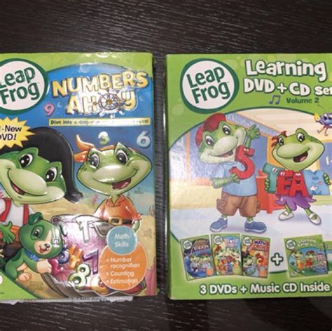 Leapfrog 4 Learning Dvd 1 Cd Hobbies And Toys Toys And Games On Carousell