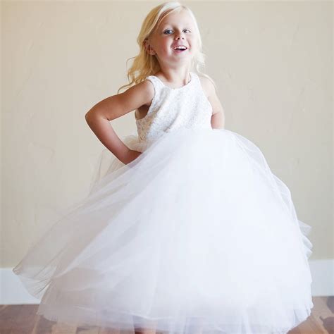 Lace Flower Girl Dress By Gilly Gray