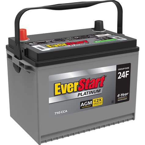 Everstart Platinum Boxed Agm Battery Group Size 24f 12v 710 Cca