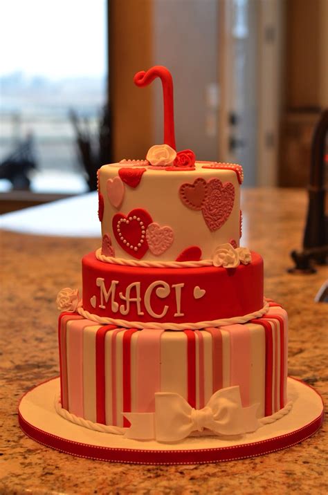 Nothing says i love you like a nice beautiful and delicious cake. Valentine's Birthday Cake - CakeCentral.com