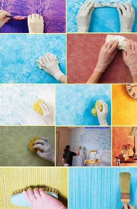 Many Different Images Of Hands And Objects On The Wall With One Hand