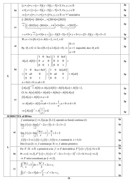 Modele Teză Matematică Clasa A 12 A M1 Mate Info