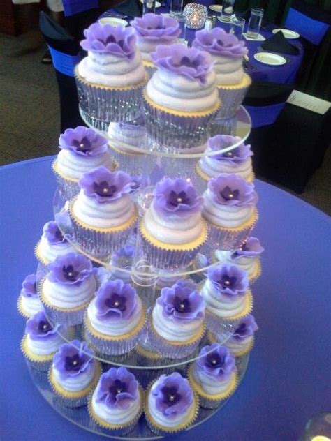 Silver And Purple Cupcakes Purple Cupcakes Cupcakes Desserts