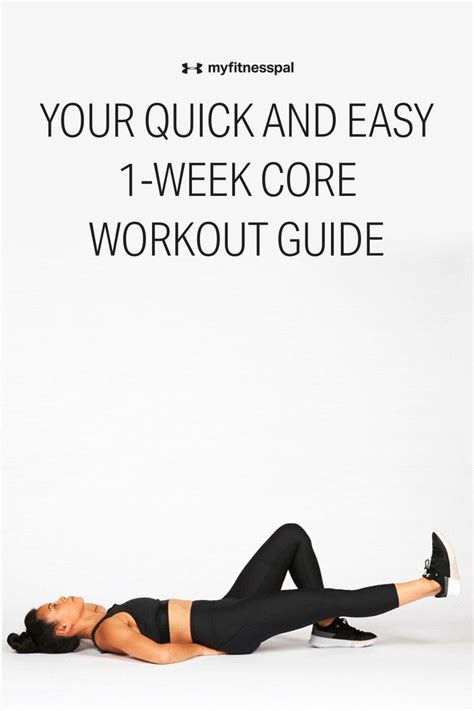 Your Quick And Easy 1 Week Core Workout Guide Fitness Myfitnesspal