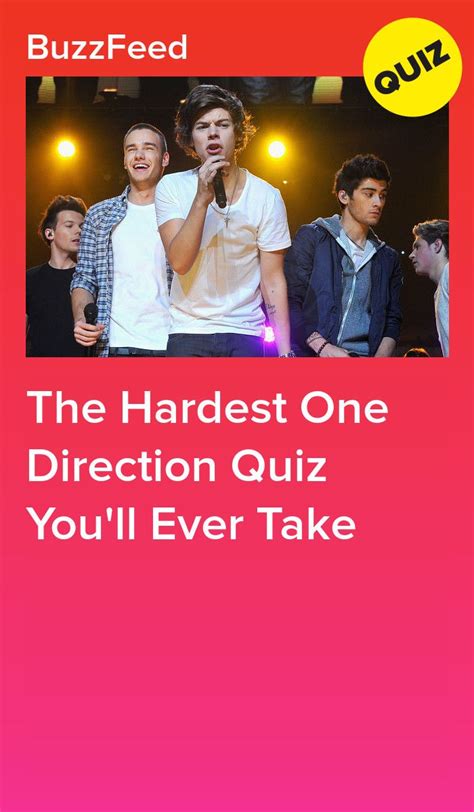 The Hardest One Direction Quiz Youll Ever Take In 2020