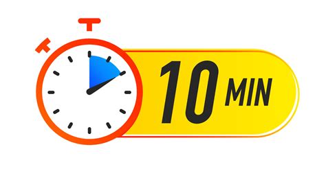 Timer Icon 10 Minutes Vector Colorful Style 13211839 Vector Art At