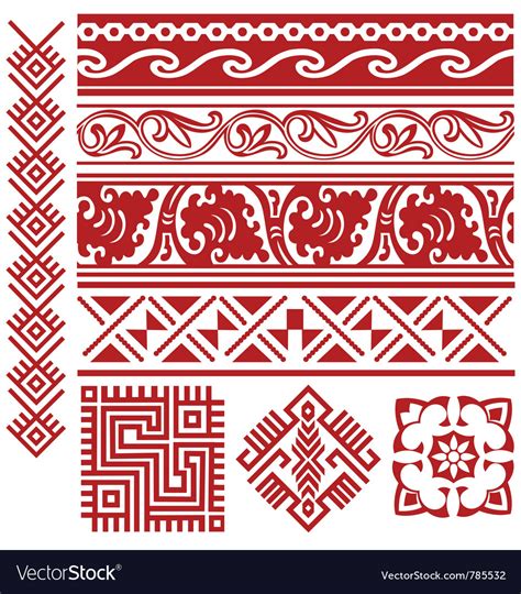 Tribal Border Royalty Free Vector Image Vectorstock