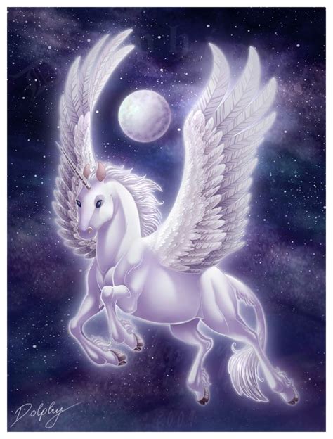 Winged Unicorn By Dolphydolphiana On Deviantart Unicorn Pictures