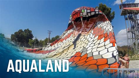 Water Slides At Aqualand El Arenal Mallorca Youtube