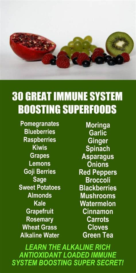 Our immune system works its own to defend against disease and illness. 30 Great Immune System Boosting Superfoods. LEARN MORE # ...