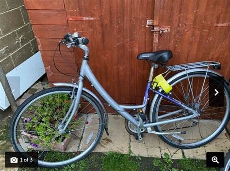 Ladies Raleigh Pioneer Hybrid Bicycle 16 Alloy Frame Ready To Ride