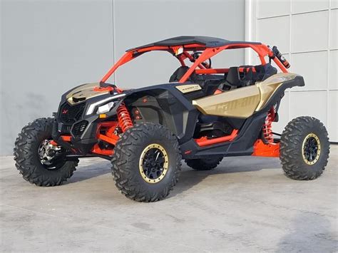 2018 Can Am® Maverick™ X3 X™ Rs Turbo R Gold And Can Am Red Ridenow