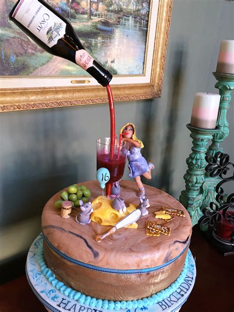 Birthday Cake Wine Glass Cake Wine Cake Cake