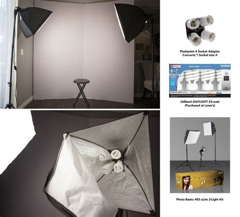 My Continuous Studio Light Setup School Photography Photography